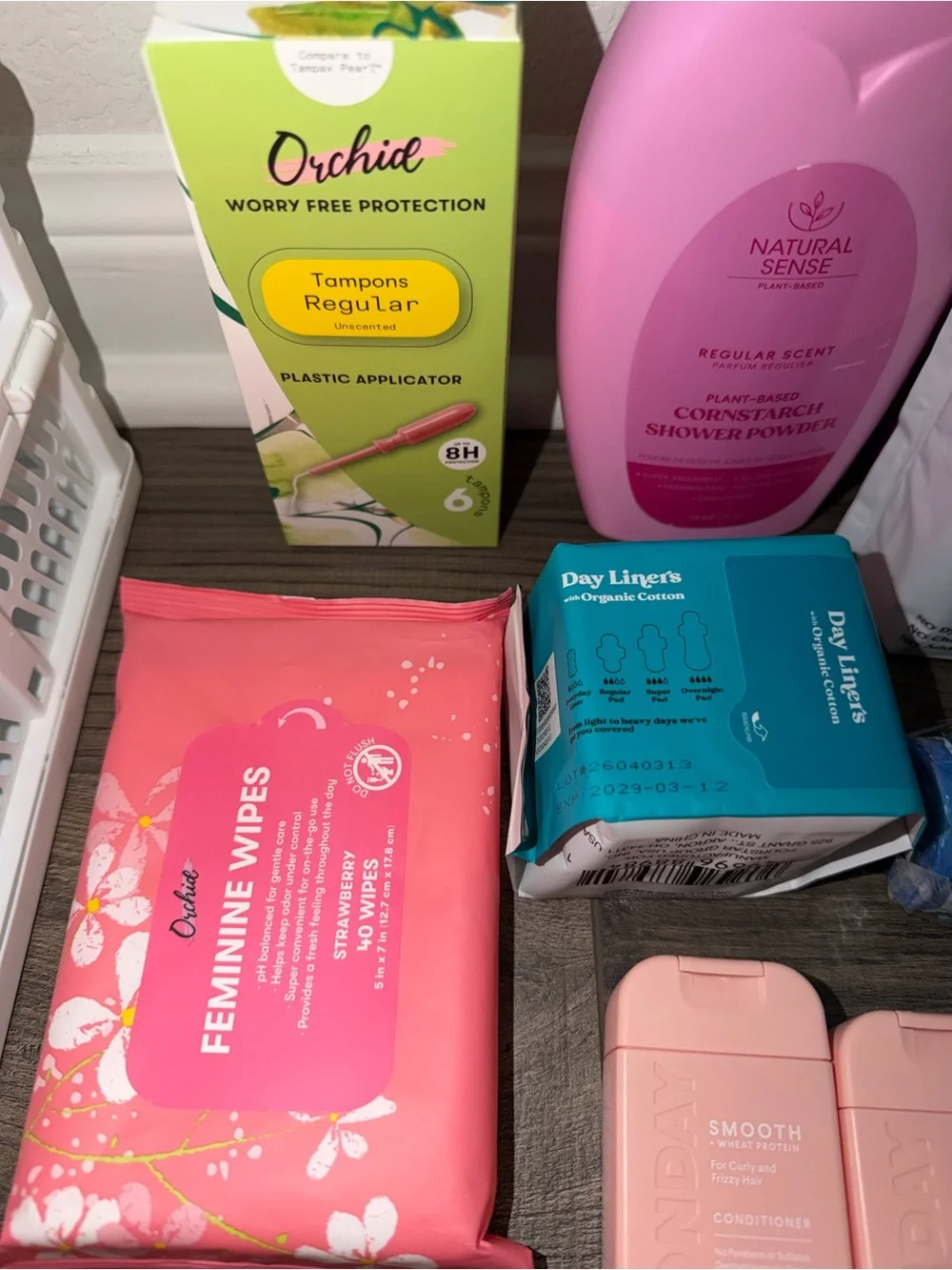 Basket of Women’s Health Products